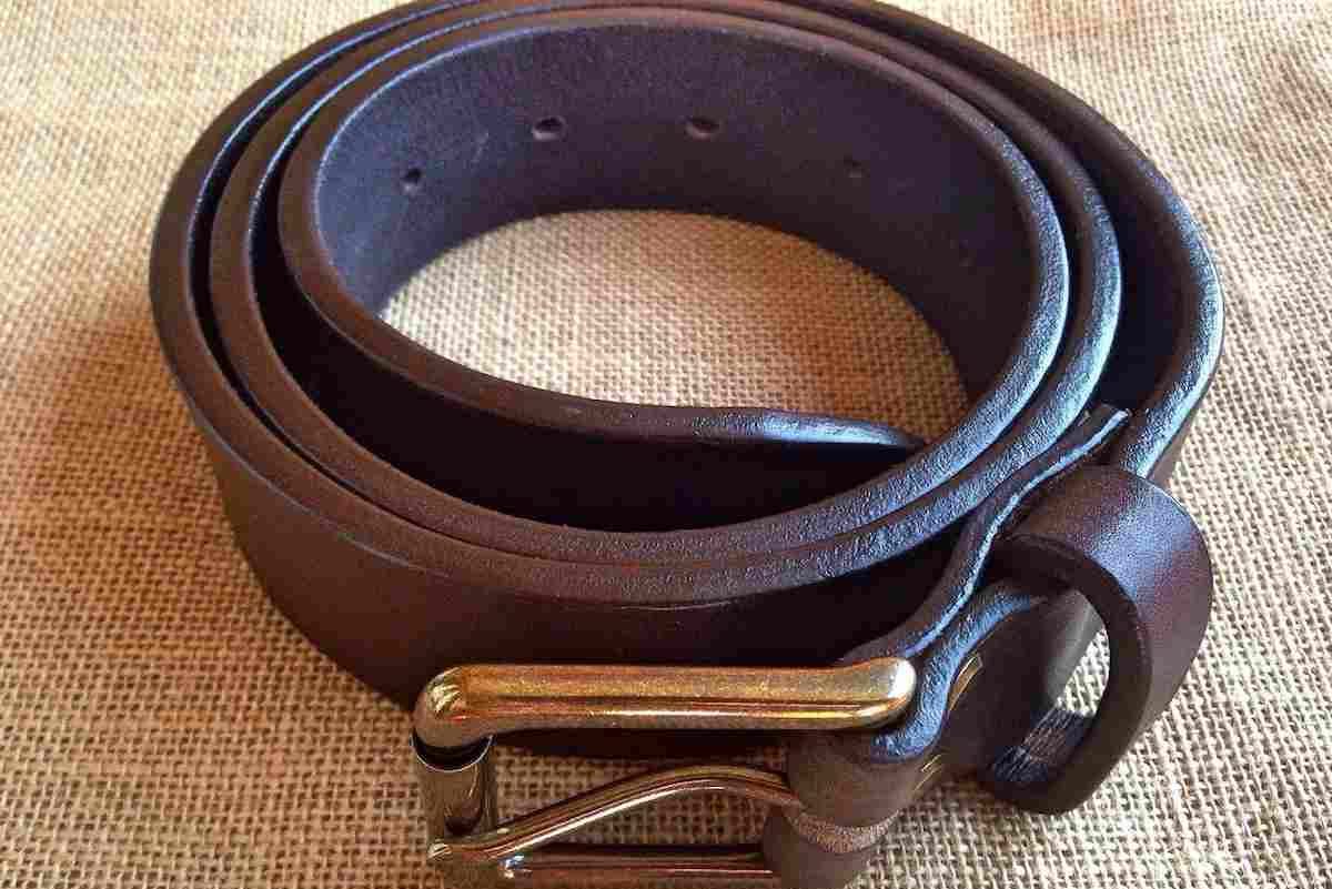 full grain leather belt