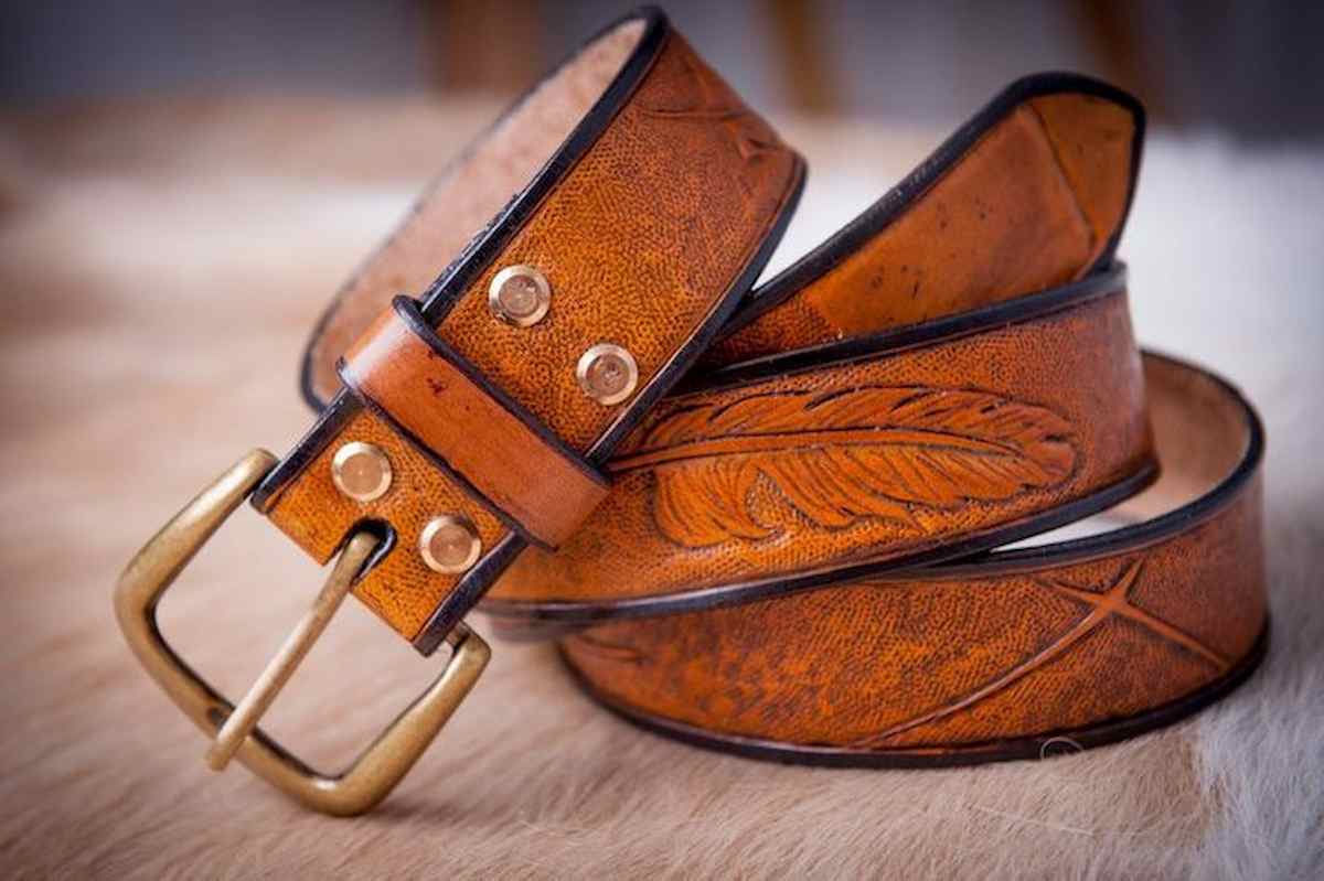 full grain leather belt