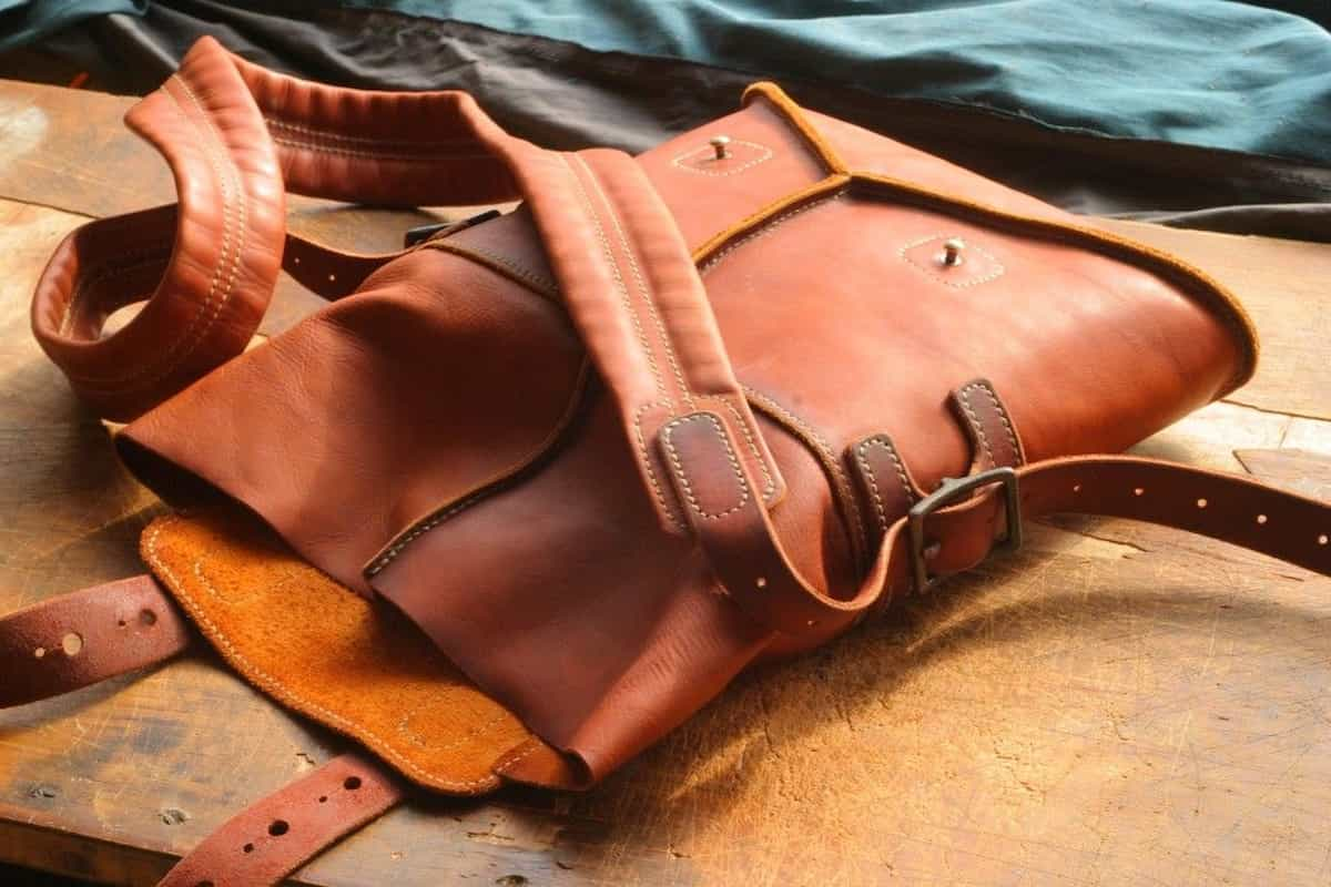 cowhide handmade leather bags