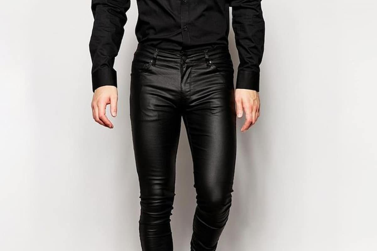 cowhide leather pants