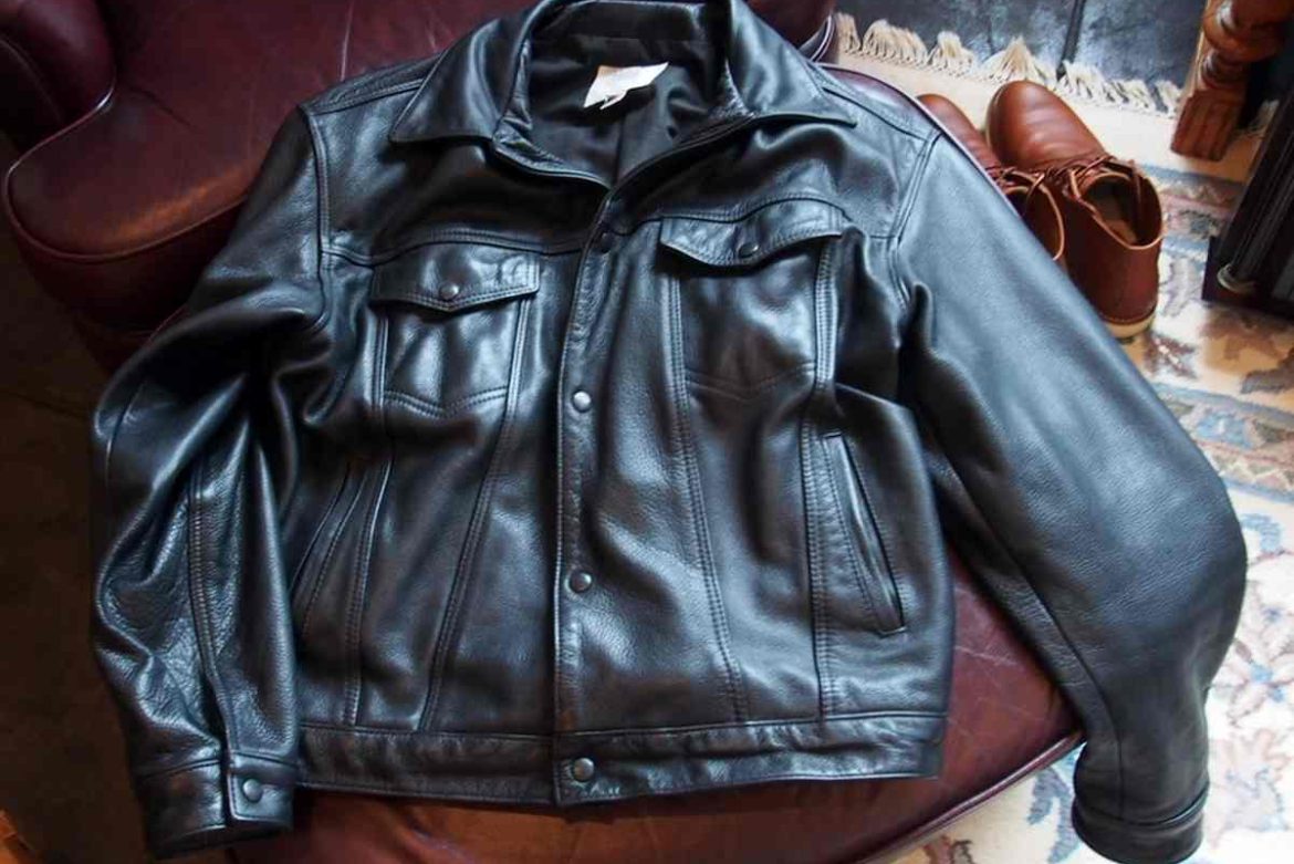 made in the usa cowhide leather jacket