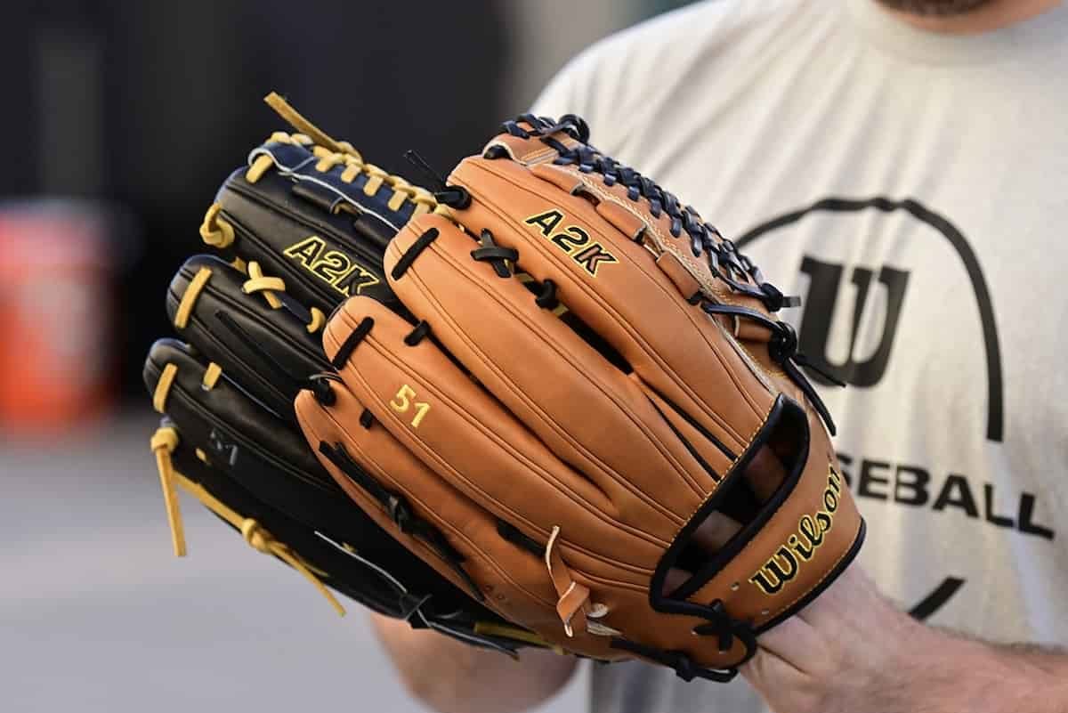 cowhide leather baseball gloves