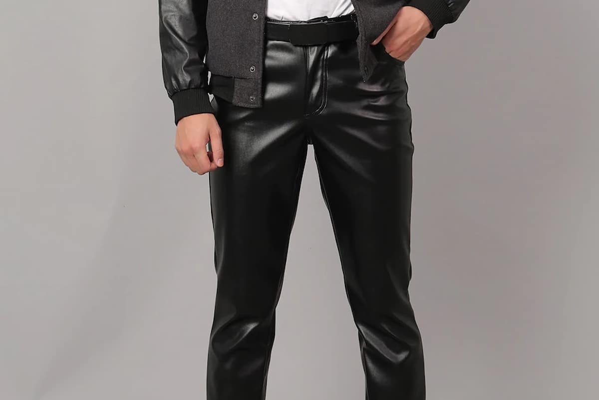 cowhide leather pants