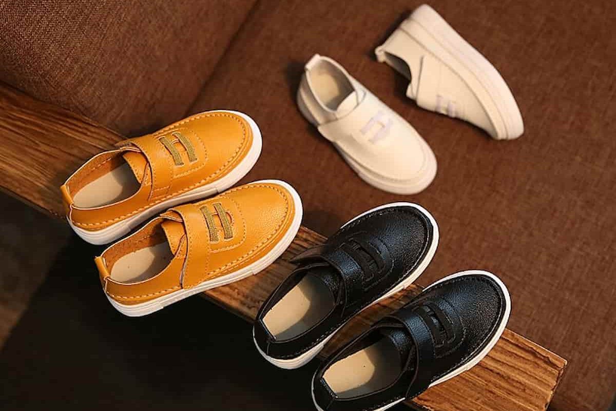  Children leather shoes