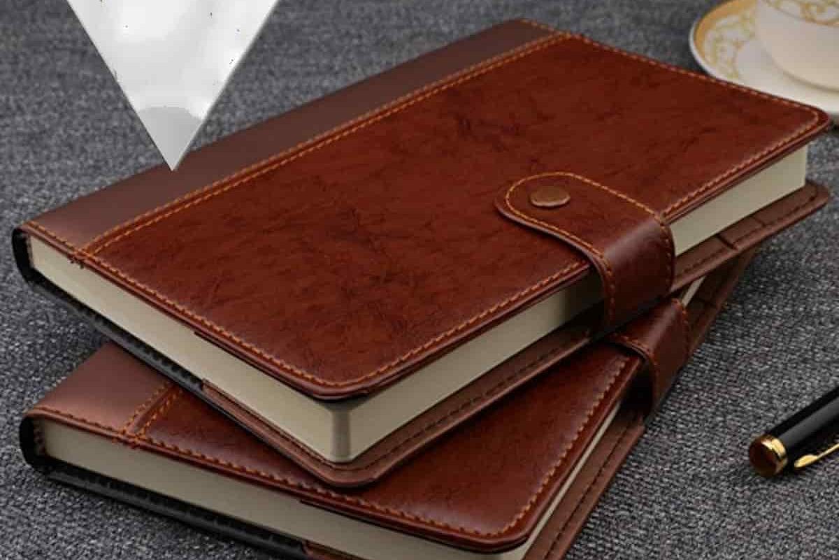 cowhide leather journal