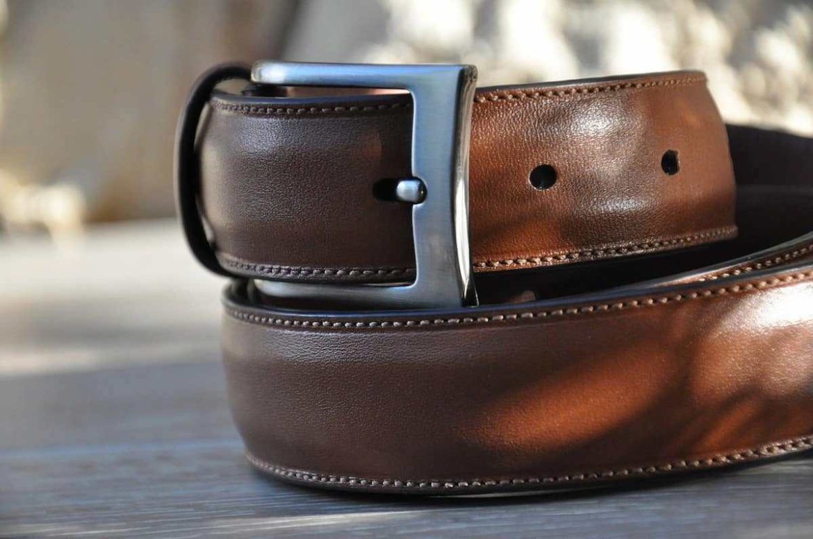 cowhide full grain leather belt for men and women