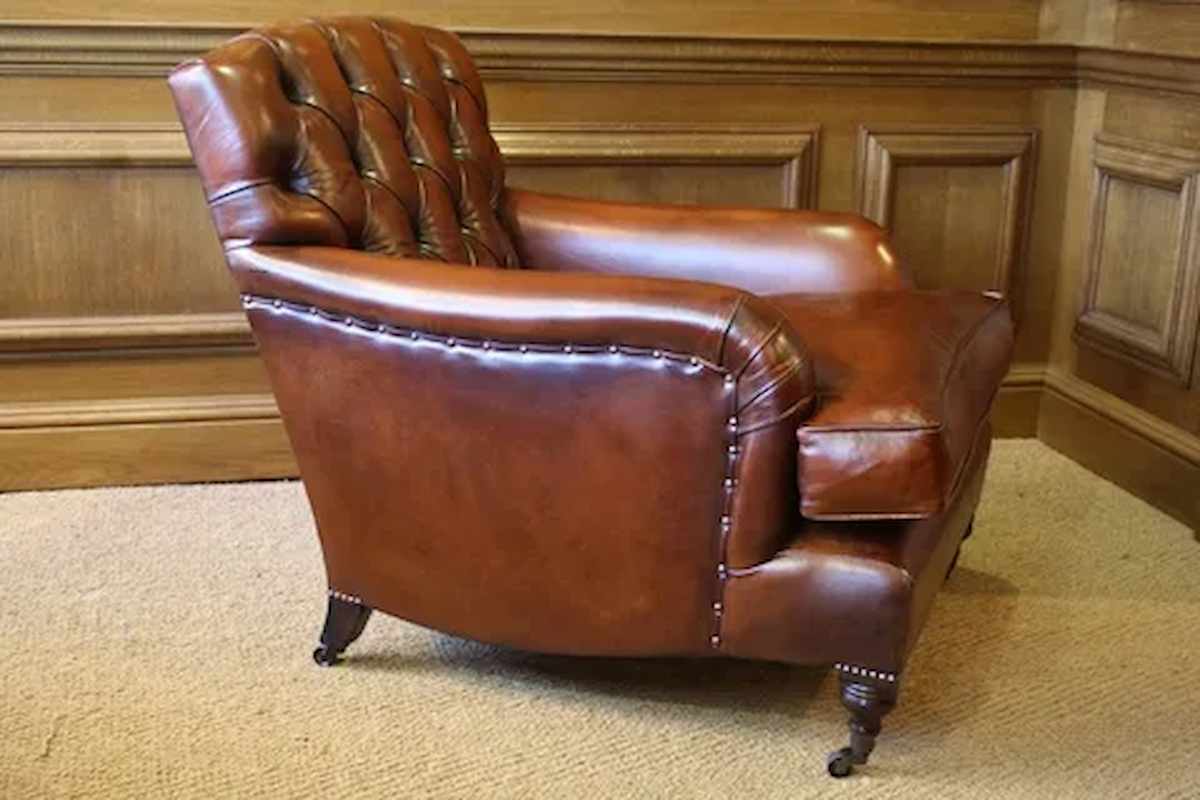 cowhide leather chair