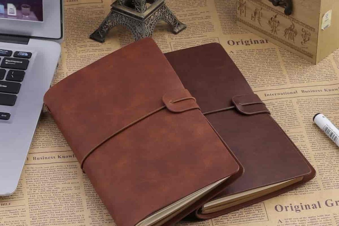 cow floater leather chic sparrow notebook cover