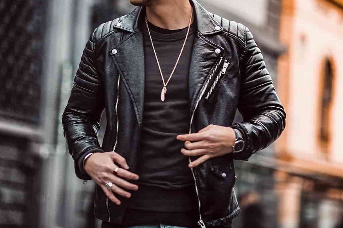 cowhide leather jacket