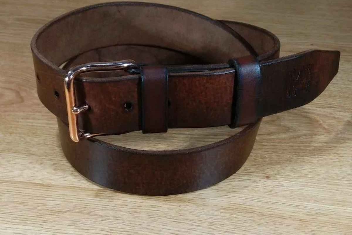 cow floater leather belt