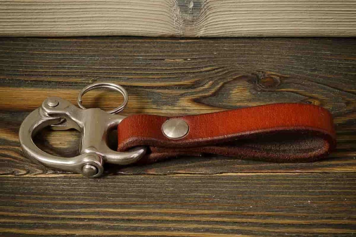 cowhide leather key chain wholesale and business