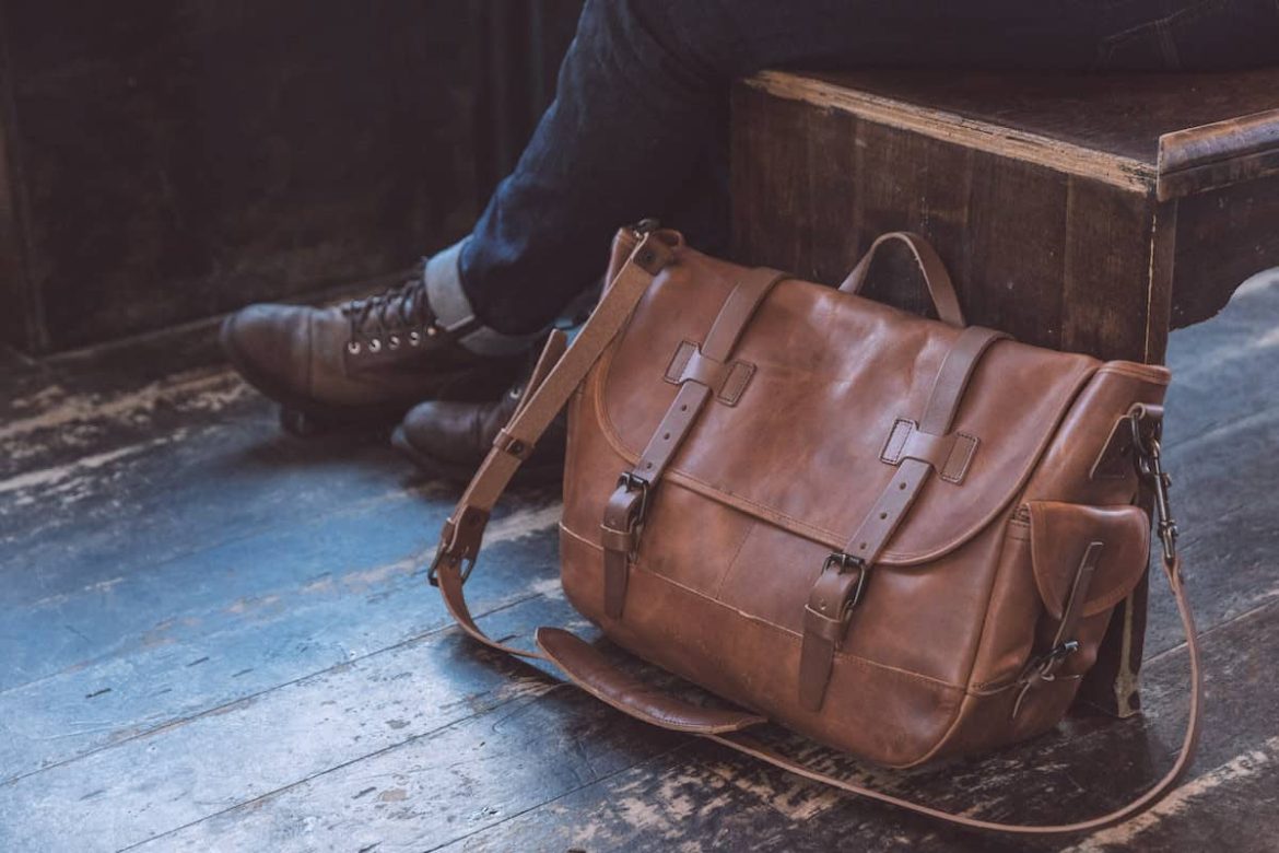 leather bags are made of what material