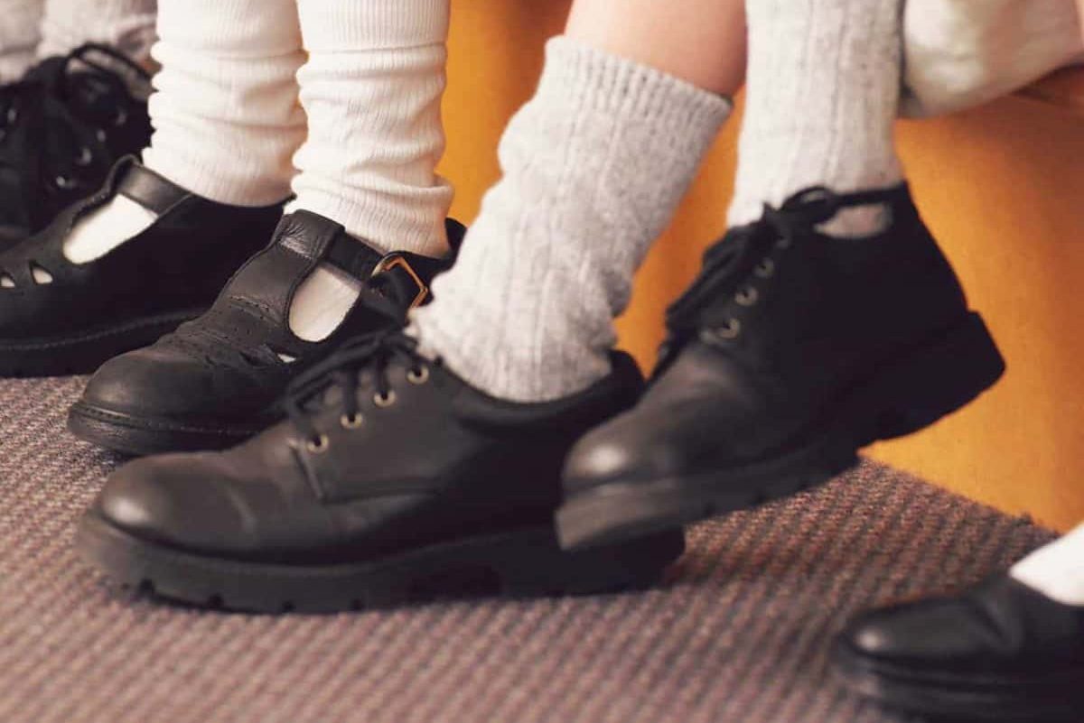  Children leather shoes