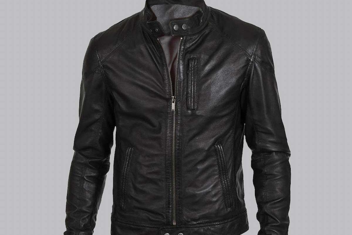 cowhide leather jacket